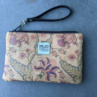 Retro Bhangra Print, Zippy Clutch