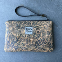 Etched Floral Forest, Zippy Clutch