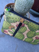 Prickly Pear Cork, Zippy Clutch