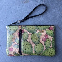 Prickly Pear Cork, Zippy Clutch