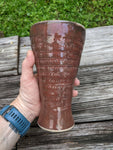 maroon Vase