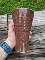 maroon Vase