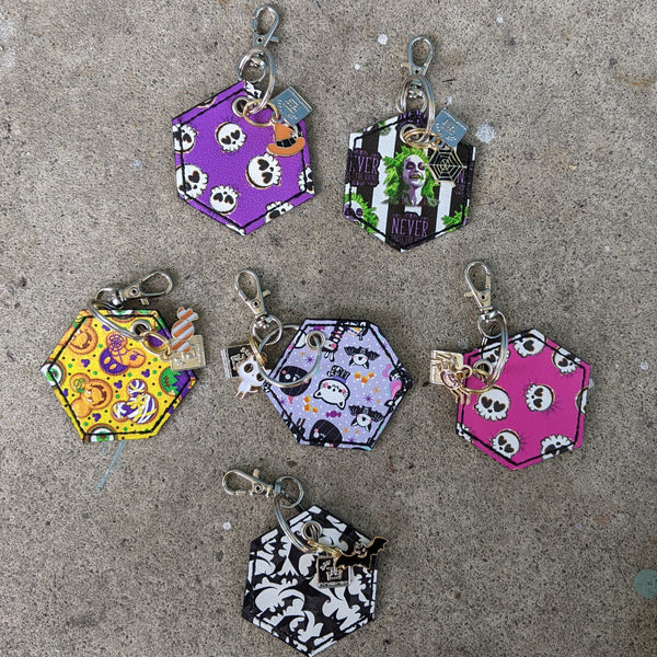Hexi Vinyl Key Ring/Tags