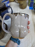 boobies, purple glaze Mug