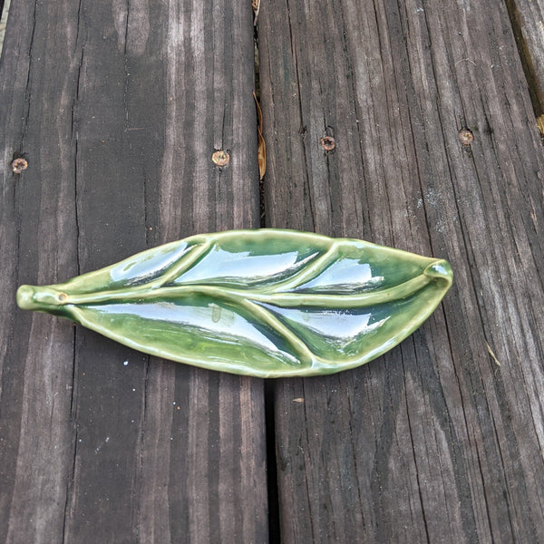Green Leaf/Incense (2) Tray