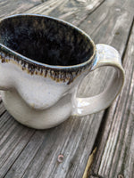boobies, purple glaze Mug