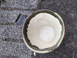 B & W Flower Mug