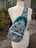 Cat & Wax Canvas Slingbag