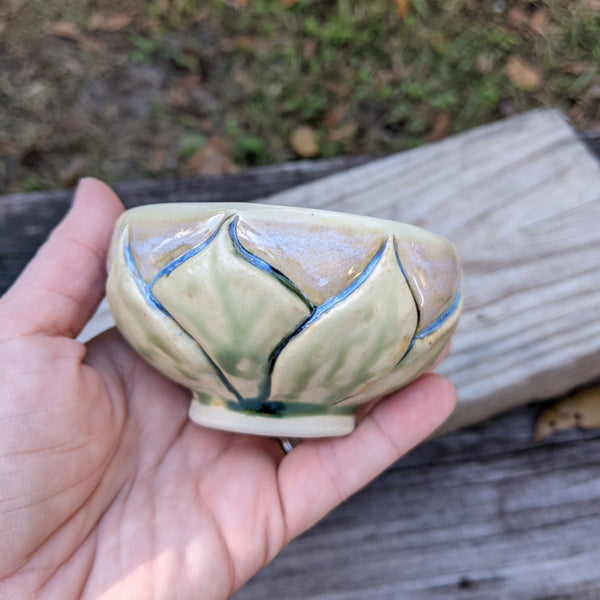 Lite Green Flower, small bowl