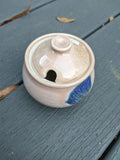 Thistle Honey Pot w/ lid, bowl