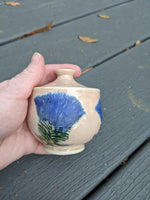 Thistle Honey Pot w/ lid, bowl (2)