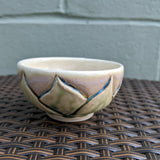 Lite Green Flower, small bowl 3/22