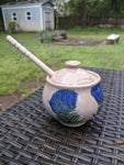 Thistle Honey Pot w/ lid, bowl
