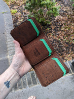 RFID Nutmeg & Mint Tri-Fold