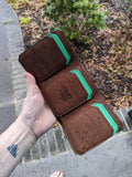 RFID Nutmeg & Mint Tri-Fold