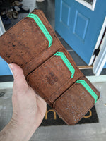 RFID Nutmeg & Mint Tri-Fold