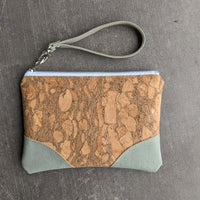 Bark & Agave Cork Clutch
